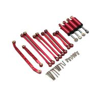 GearHaven FMS Fire Horse EAZYRC 1 18 Thunder Storm With RC Remote Control Car Metal Upgrade Shock Absorber Trolley Set Fit Third Party Works(Red)