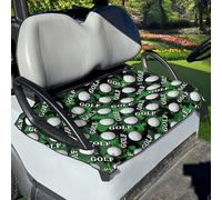 gearider Golf Ball Print Golf Cart Seat Covers for Women Men Non-Slip Golf Cart Seat Towel Blanket Golf Cart Accessories, Green