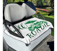 gearider Golf Roadie Golf Print Cart Seat Covers Lightweight Non-Slip Golf Cart Seat Blanket Covers Golf Cart Accessories Fits for More 2 Person Seats Golf Carts