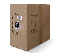 GearIT 14/2 Speaker Wire (500 Feet) 14AWG Gauge - Outdoor Direct Burial in Ground/in Wall / CL3 CL2 Rated / 2 Conductors - OFC Oxygen-Free Copper, Black 500ft