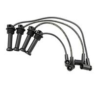 GEARLEADER 4PCS Spark Plug Ignition Lead Wire Set Compatible with Ford C-Max Mk2 Focus Mk1 Mk2 Mk3 Mondeo Mk4 Fiesta Mk4 Mk5 Mk6 Fusion Puma Mazda 2 Volvo, Replacement Ignition Cable 1335369 1335377