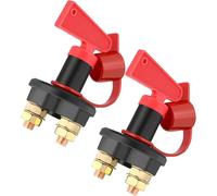 GEARLEADER Battery Isolator Switch 12V 24V Master Cut Off W/4 Keys | Fit for Car Auto RV Marine Boat ATV Truck, Master Battery Disconnect, Universal Application