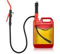 GEARLEADER Portable Battery Powered Pump, Fuel Transfer Pump Battery Powered with 3 Adapters, Electric Siphon for for Gasoline Diesel Oil Gas Water Fish Tank Lawn Mowers
