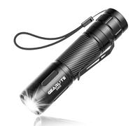 GEARLITE LED Rechargeable Torch, Super Bright Zoomable 2000 Lum Mini Torch with 3 Light Modes & Long Operating Time, IP65 Waterproof Tactical Torch for Camping, Outdoor, Fishing, Hiking, Emergency