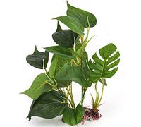 Gearmax® 24cm Artificial Fish Tank Aquarium Plant Real Look FishTank Plastic Water Plant / Grass Decoration / Ornament Green Leaves