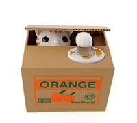 Gearmax Automatic Piggy Bank Stealing Coins Penny Cents Creative Box Saving Your Money (Cat)