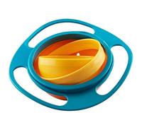 Gearmax UFO-Shaped Baby Bowl, Overturn Gyro Bowl 360-Degree Rotation Training Bowl Resistant to Spill