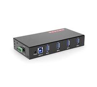 Gearmo 4-Port USB 3.0 Rugged Industrial DIN Rail & Surface Mount Hub