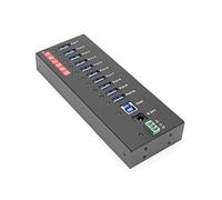 Gearmo USB 3.2 Gen 1 10 Port Industrial Metal Hub w/15KV ESD Protection