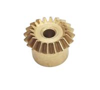 Gears 1pcs 0.4M 15T 20T 25T 90 Degree Equal Diameter Mini Bevel Gear,2/3/4mm Bore(20 teeth 3mm Hole)