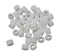 Gears 50pcs 0.5 Module 12 Teeth Cylindrical Gear 3mm Tight Fit Shaft Spur Gear 2.95mm