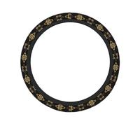 Gears Clock Bronze Century Thickened Steering Wheel Cover â€“ Durable, Non-Slip Car Steering Wheel Cover With Full-Print Design â€“ Universal Fit For Cars, Suvs, Trucks And Atvs