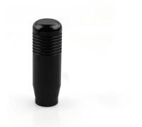 Gears Shifter 8.5cm Aluminum Gear Shift Knob Stick Manual Transmission Racing Gear Head Knob With Logo For RS-SFN016(Black with logo)