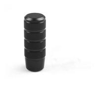 Gears Shifter 95MM Universal Non-Slip Gear Shift Knob Manual Transmission Aluminum Knurled Shifter Lever Knob(Black)