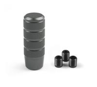 Gears Shifter 95MM Universal Non-Slip Gear Shift Knob Manual Transmission Aluminum Knurled Shifter Lever Knob(GRAY)