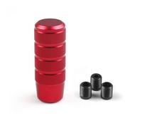 Gears Shifter 95MM Universal Non-Slip Gear Shift Knob Manual Transmission Aluminum Knurled Shifter Lever Knob(Red)