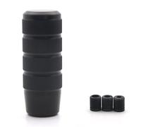Gears Shifter Universal 95MM Non-Slip Gear Shift Knob Manual Transmission Aluminum Knurled Shifter Lever Knob(Black)