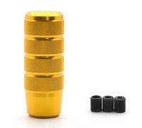 Gears Shifter Universal 95MM Non-Slip Gear Shift Knob Manual Transmission Aluminum Knurled Shifter Lever Knob(Yellow)