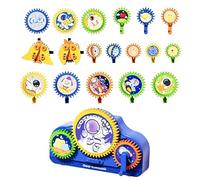 Gears Toys for Kids - Interactive Electric Educational Game, Hands-On Gears Building Set for STEM Learning, Fun Creative Construction Toy for Children Boys Girls, Family Friends Home Indoor Study Play
