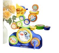 Gears Toys for Kids,Manual Educational Building Blocks Game | Electric Gear Building Toy Set | for Children Girls Family Friends Students Home Indoor Study School