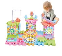 Gears Toys Kids - Interactive Building Blocks with Powered Equipment, Educational Thinking Development Set, Moving Parts Technical Play Collection, Toy for Training Cog