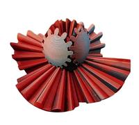 Gearsphere Age 3+,3D Printed Gear Sphere,The Steampunk Whirling Wonder Fidget Gear Ball,Gearsphere Cube Fidget Toy for Office and Home,Stress Relief Cool Stuff Toys Gift for Kids Adult (Laser Red)