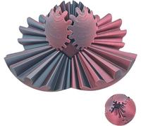 GearSphere - The Whirling Wonder Fidget Gear Ball, Gear Ball, Gear Ball 3D Printed Gear Ball Spin Ball or Cube Fidget Toy,Stress Ball,Gear Ball Fidget Toy for Stress and Anxiety Relaxing (C)