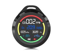 Gearwell Air Quality Tester, Portable Gas Detector, Environmental Monitor, 6 in 1 Air Quality Tester Real Time Detection with Large Capacity Battery for Comprehensive Parameters Me