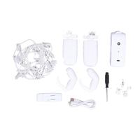Gearwell Automatic Curtain Opener, WiFi Curtain Motor, 3 in 1 Voice Control Opener, Wireless Remote Control for Roman Rods, Electronic Curtain System