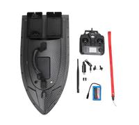 Gearwell Bait Boat, RC Fishing Lure Boat with Dual Motor and GPS Auto Return, 500m Remote Control Fish Bait Boat with LCD Controller and Night Light for Pools and Lakes