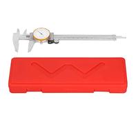 Gearwell Dial Caliper, 0-150mm Vernier Caliper Gauge 0.02mm Resolution Shockproof Stainless Steel for Inside Outside Measurement