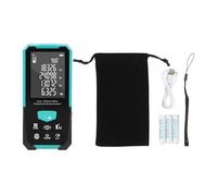 Gearwell Distance Meter, Digital Distance Measurer, Measurement Tool, 120m Range, 2.4 Inch Backlit Screen, USB Rechargeable, Angle Measuring Device IP54