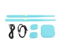 Gearwell Drumsticks, Electric Air Drum Sticks Set with Pedals and Sensors, Music Education Toy for Kids, Electronic Drum Kit Accessory (Cyan)