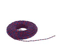 Gearwell Electrical Wire, Conductor Cable, Insulated Wire, RVS-2x0.5 28 PVC Coated Wire 100m 328.1ft AC300V, Red Blue Twisted Pair Cable