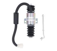 Gearwell Excavator Flameout Solenoid, Fuel Shutoff Solenoid Valve, Engine Solenoid, 12V Engine Stop Solenoid, HL49331000144+A Replacement Part