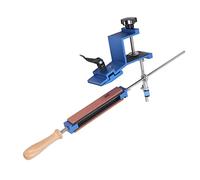 Gearwell Fixed Angle Sharpener Kit, Fixed Angle Sharpener System with 4 Whetstone 4 Diamond Grinding Stone for Restaurant and Home Kitchen