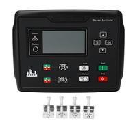 Gearwell Generator Controller, LCD Display Automatic Start Panel, Self Starting Generator Control with USB, 15 360V Auto Start Generator Controller