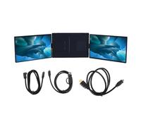 Gearwell Laptop Monitor, 14.1 Inch FHD 1200P IPS Screen Extender with Foldable Stand, Triple Display Portable Monitor for Win 13 to 17.3 Inch Laptops