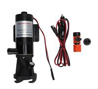 Gearwell Macerator Waste Pump, 12V RV Sewer Pump Compatible with Marine Boat Caravan Toilet, Black Water Transfer Pump, 45LPM 3in Inlet 1in Outlet