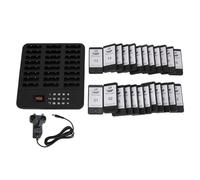 Gearwell Pager System, Guest Buzzer, Wireless Call System, 24 Pagers Vibration Beeping Flashing Light Reception Pager Buzzers for Restaurant Food Truck Bars Food Court