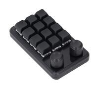 Gearwell RGB Gaming Keypad, 12 Keys Macro Keyboard, Dual Knob Mechanical Keypad, Type-C BT 2.4G Programmable Controller, Custom Shortcut Hotkey Pad, PC Laptop Macro Board