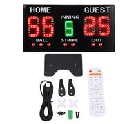 Gearwell Softball Scoreboard, 5 Digit LED Score Keeper, Electronic Baseball Scoreboard, Wireless Score Display Board, for Sports Game Recording