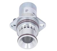 Gearwell Solenoid Valve, Excavator Shutoff Valve Control Solenoid, 12V 6401312 Solenoid Valve Compatible with JCB Backhoe 3CX 4CX 4C Long Tail Gearwell Solenoid Valve, Shutoff Va