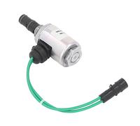 Gearwell Solenoid Valve, Shutoff Valve Stop Solenoid, 24V Solenoid Valve 186 1525 9W2739 Compatible with Caterpillar CAT D8R 135H 140H 143H 160H Long Tail Alloy Steel