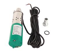 Gearwell Submersible Well Pump, 12V DC Solar Water Pump, Stainless Steel Brushed Screw Pump, 220W High Lift 30m Irrigation Pump, Agricultural Water Pump