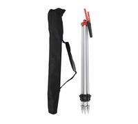 Gearwell Surveying Prism Pole Tripod 75-120cm Height Retractable Aluminum Alloy Centering Rod Clamp Total Station Tripod