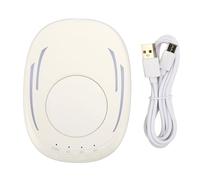 Gearwell Undetectable Mouse Mover Jiggler Mouse Mover Device Mouse Jiggler Undetectable USB Portable LED Light Mouse Shaker Drive Free for Keeping The PC Laptop Active (White)