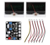 Gearwell VU Meter, Audio Level Meter, DB Amplifier Meter, 2Pcs TS DBP90B-2Q Panel Meter with Driver Board and Backlight, for Audio Equipment Accessory