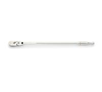 GearWrench 1/2" Drive 120XP Locking Flex Head Ratchet with Full Polish Grip - 25" Length - 81376