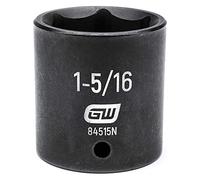 GEARWRENCH 1/2" Drive 6 Pt. Standard Impact Socket, 1-5/16" - 84515N